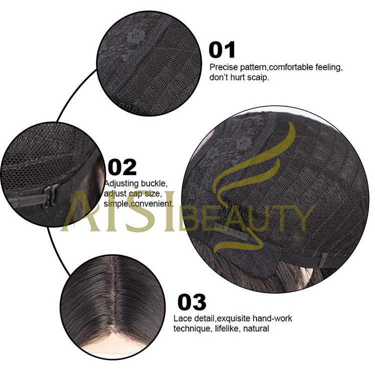 Aisi Beauty Wholesale Vendor Cheap Long Silky Straight Black Wig Swiss Lace Synthetic Hair For Black Women Lace Front Wig