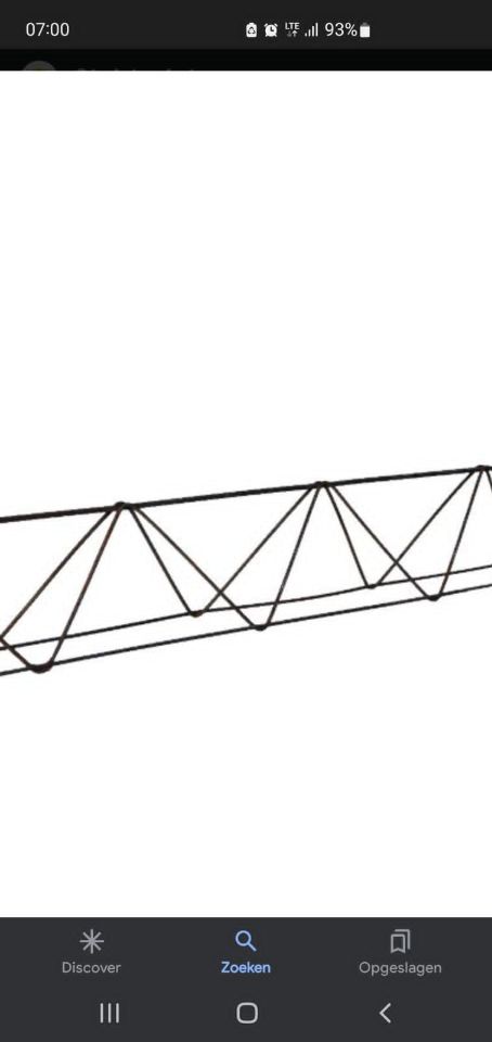 triangle rebar reinforced concrete trusses height 80mm 100mm