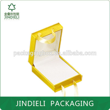 yellow jewelry plastic packaging box