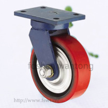 Medium heavy duty industrial platform trolley moving caster wheel manufacturer