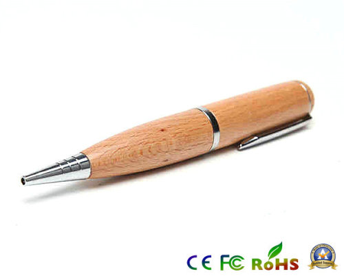 Natural Wooden Pen Shape USB Drives Flash Disk