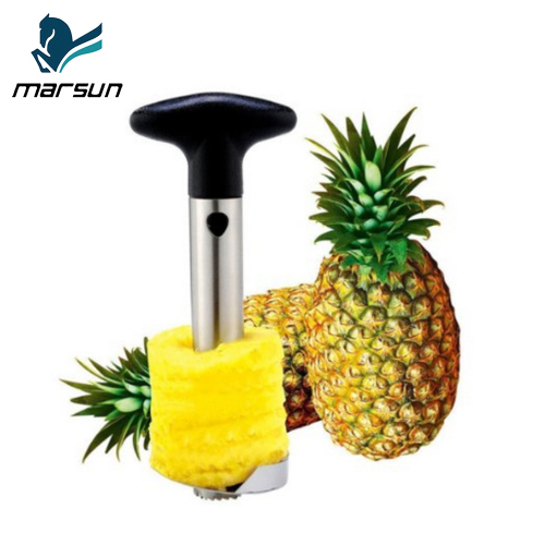 Wholesale Food Grade 304 Stainless Steel And Abs Manual Slicer Pineapple Corer