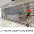 Commercial Transparent Crystal Rolling Shutter Door