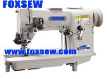 Double Needle Hemstitch Picoting Sewing Machine with Cutter