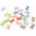 DIY Nail Art Decor Artificial Bowknot Jewelry Beads 3D Butterfly Tie Nail Jewelry Handmade Craft Accessories