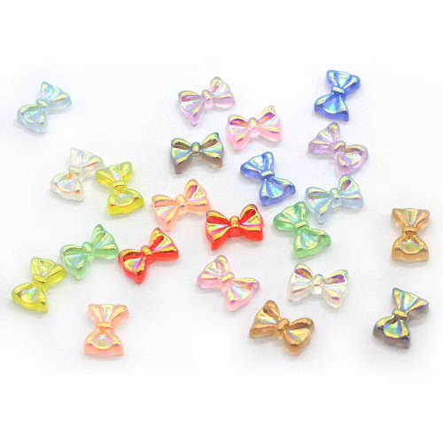 DIY Nail Art Decor Artificial Bowknot Jewelry Beads 3D Butterfly Tie Joyería de uñas Accesorios artesanales hechos a mano
