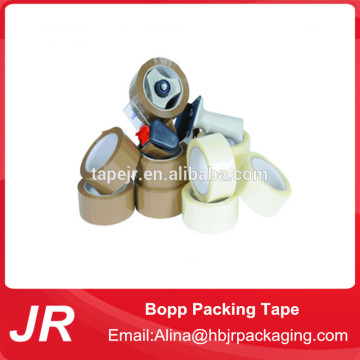 clear and tan color bopp carton sealing tape 85yard