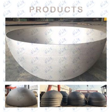Hemispherical conical Dished Heads for Pressure Vessel