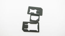 Black 4ff To 2ff Iphone 5 Nano Sim Adapter Micro Sim Card Cutter