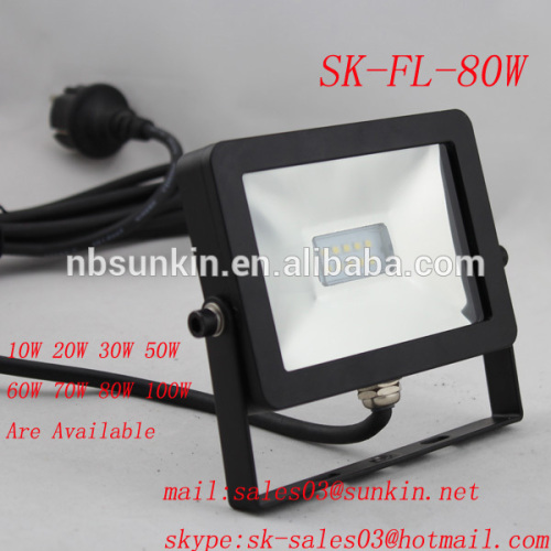 IP65 80W Outdoor LED Sensor Controlled PIR Flood Light(80W)