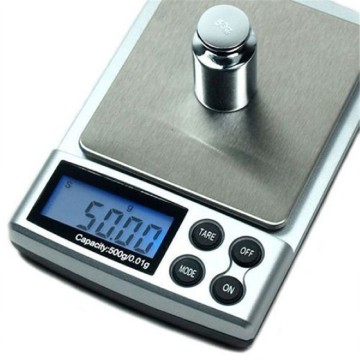 Mini Pocket Precision Digital Scales 2000g/0.1g Electronic Jewelry Scales Weighing Kitchen Food Scales Balance LCD Display