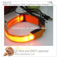 Innovative products for import in led usb rechargeable dog collars with dog collar