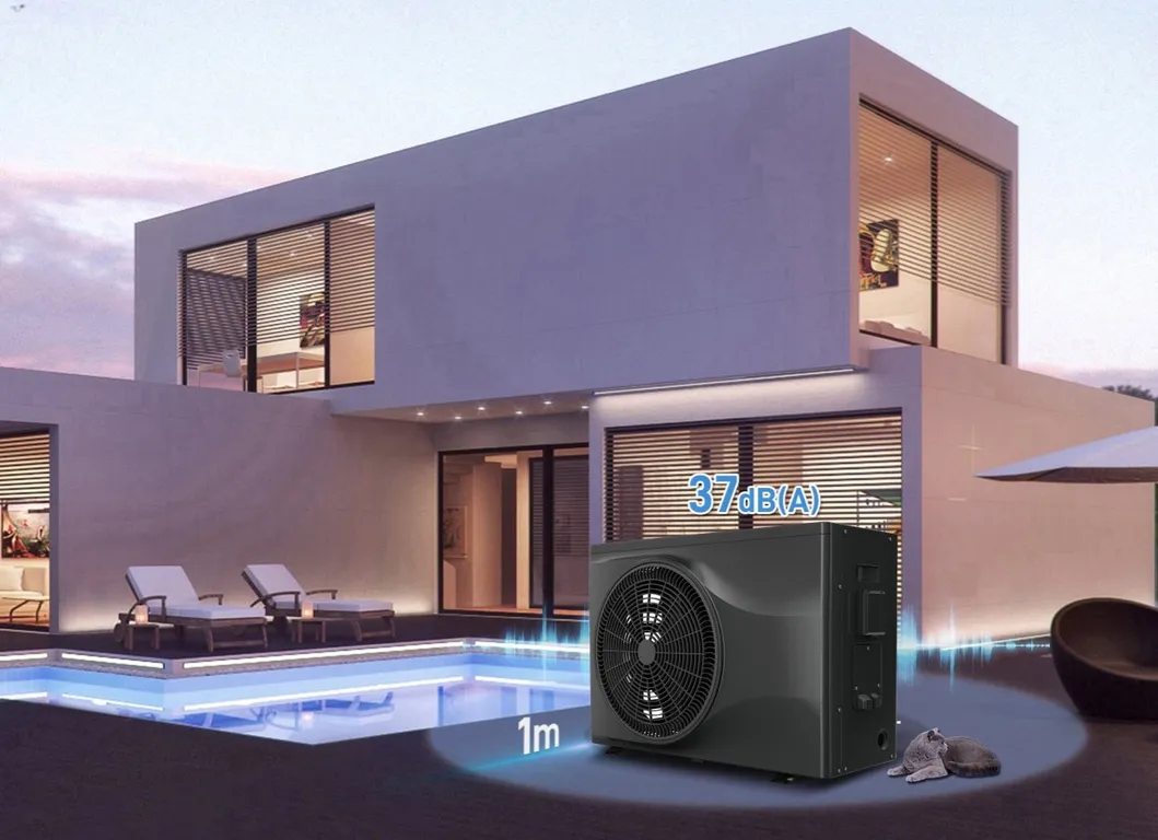 Sunrain Swimming Pool Heat Pump R32 Air to Water DC Inverter 7kw 35kw CE Certificated WiFi Hot Water Heater for Swimming Pool