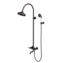 China Exposed 3 Handle Tub And Shower Faucet Factory