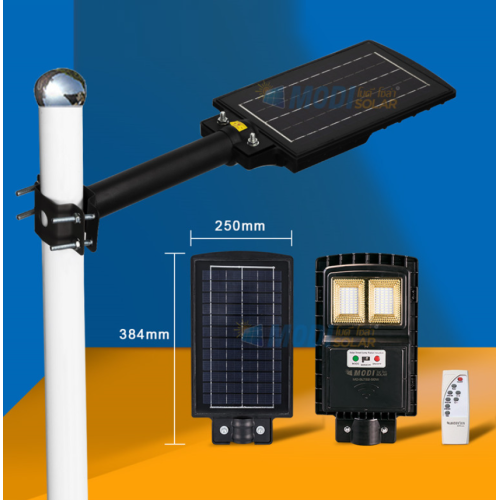 Lampu jalan solar semua-dalam-satu dengan sensor