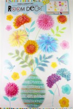 Home decor 3d wall sticker/Glitter wall sticker for women's day