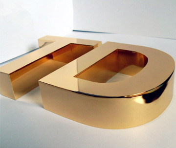 Building Stainless Steel Sign Letters Business Sign Maker