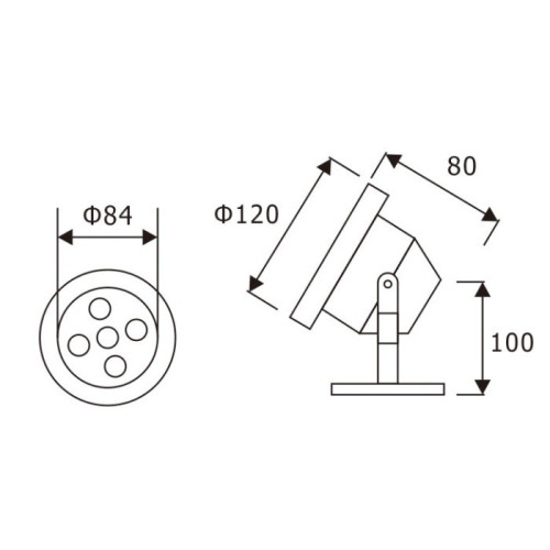 LEDER Pond Technoogy 5W LED Underwater Light