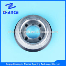 Yarn storage disc with corrosion-proof coating