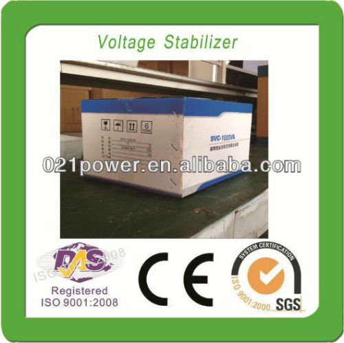 single phase ac voltage stabilizer 500VA.