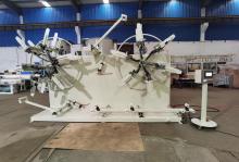 Plastic Pipe Coiler Double Disk Station Winder Machine