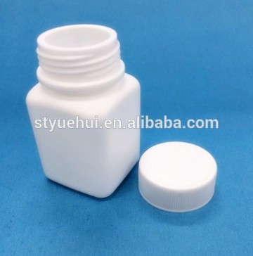 Plastic packaging bottle / PE tablet jar / plastic square bottle