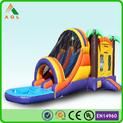 inflatable slide, inflatable bouncy castle with slide