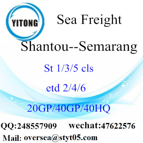 Shantou Port Sea Freight Shipping To Semarang