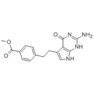 Ter metico do ido 4- [2- (2-amino-4,7-di-hidro-4- oxo-1H-pirrolo [2,3-d] pirimidin-5-il) etil] benzco CAS 155405-80-4