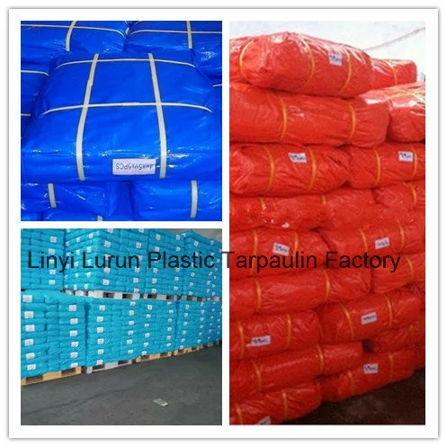 Heavy-Duty Blue Orange PE Tarpaulin Sheet Tarpaulin