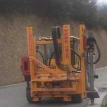 Pilote de pieux de construction de garde-corps d&#39;autoroute