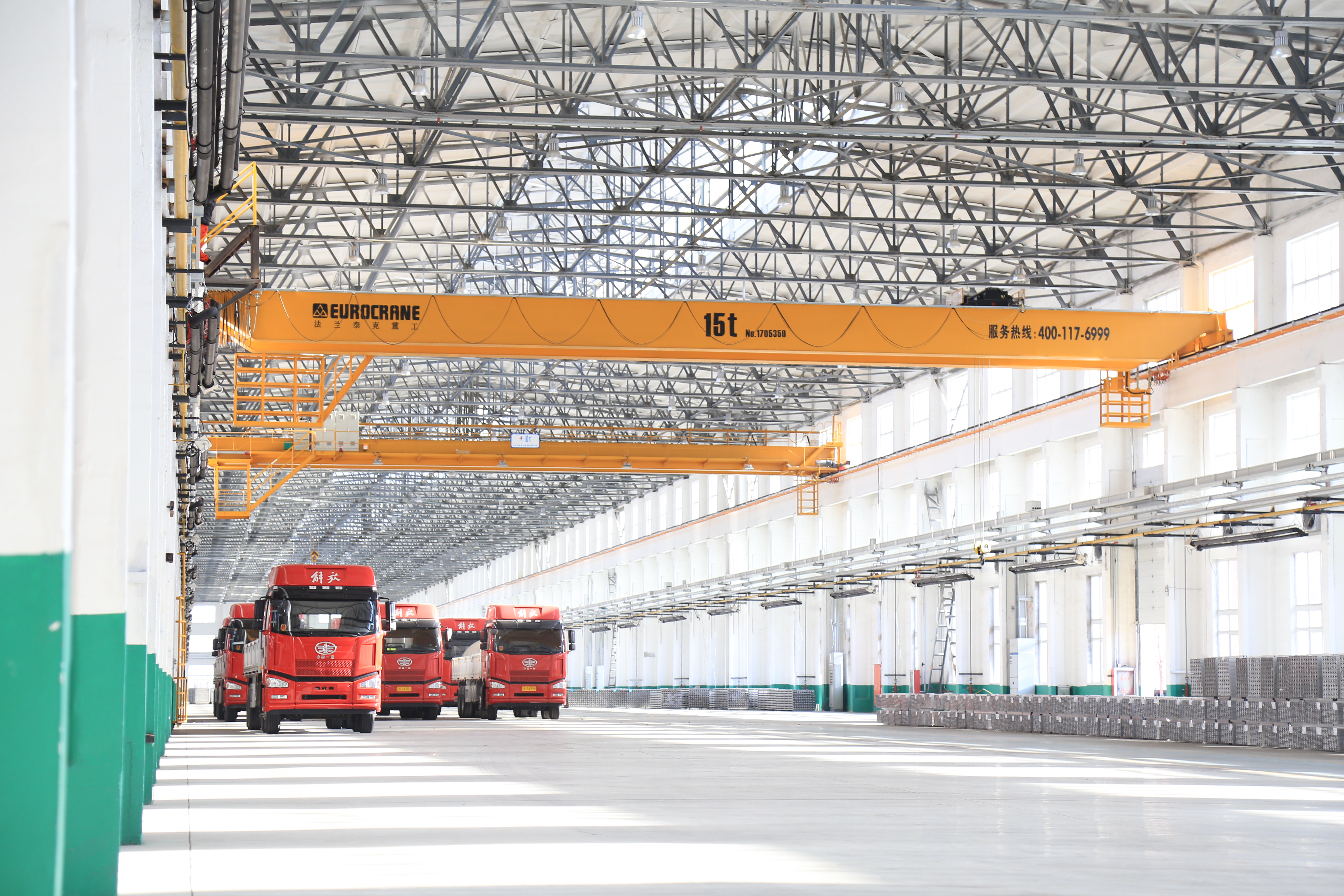 15 ton overhead crane