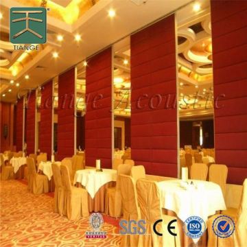 Hotel Operable Partition Wall System wood office partition
