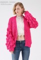 Sweater cardigan sweater rajutan longgar selesa