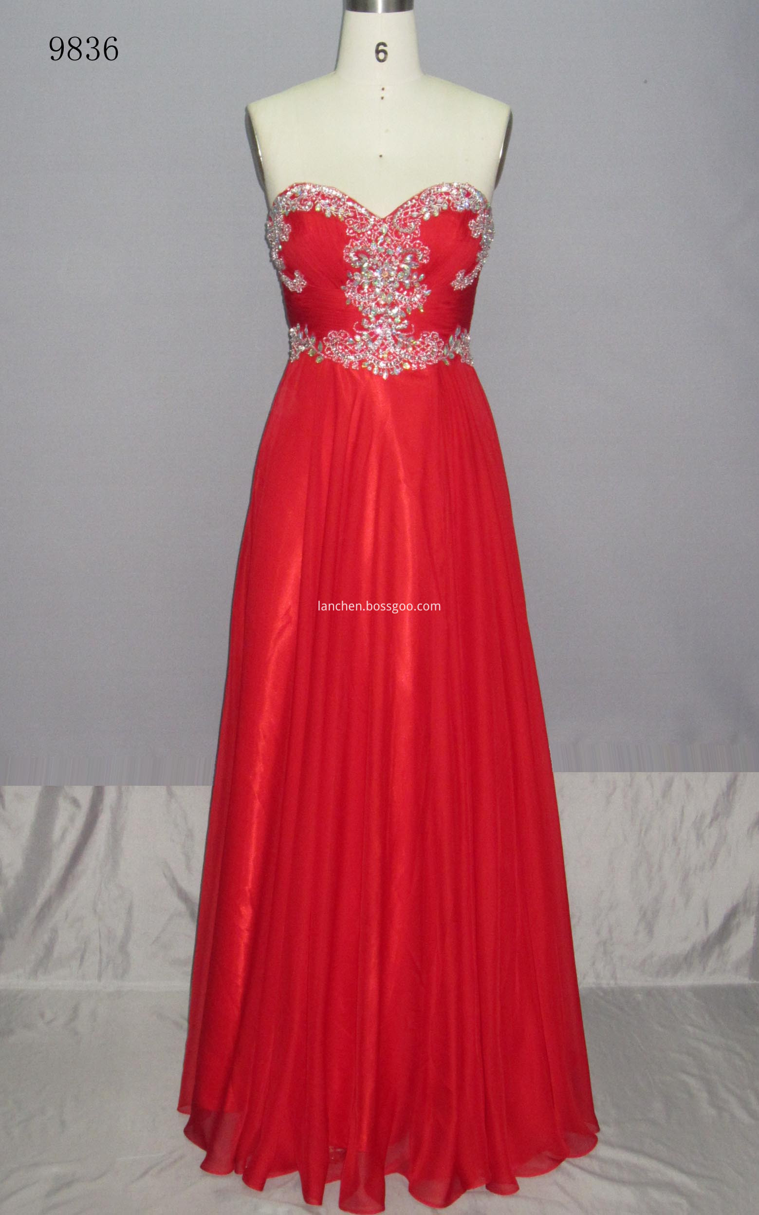 Sleeveless Maxi Dress RED