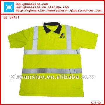 polyester high visibility safety reflective shirts,safety reflective shirts with high visibility