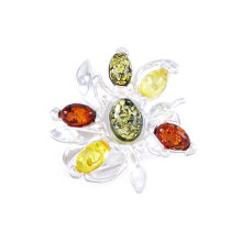 Elegant fashion jewelry rings with diamond flower