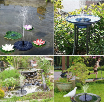 Solar Underwater Light Fountain