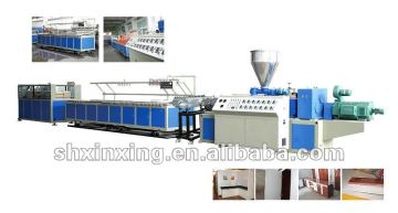 PVC wood plastic cabinet board production line