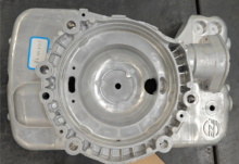 Aluminum die casting auto parts middle cover