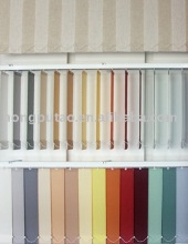 Finished vertical fabric