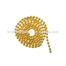 Supplier Top Quality Metal Ball Bead Chain Gold