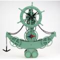 Metal Rudder Gear Desk Clock