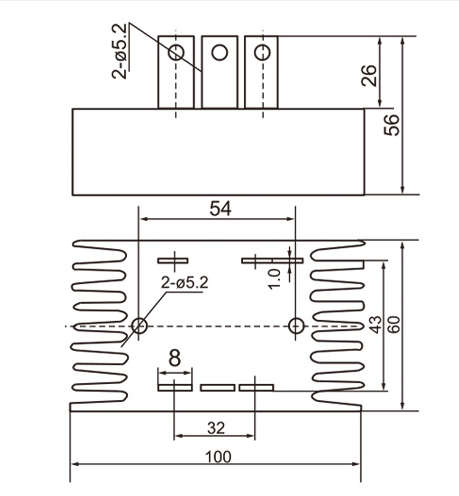Three-Phase Rectifier SQL Diesel Generator Bridge 3 Phase SQL60A Inverter & Converter