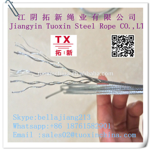PVC coated steel rope 3-4mm