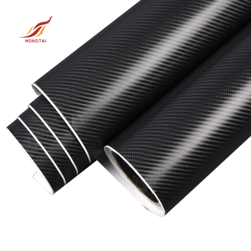 Self Adhesive PVC Carbon Fiber Car Wrapping Vinyl