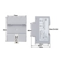 Tiga fase bi-directional rs485 ct meter energi input