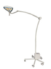 portable led examination lamp with castors