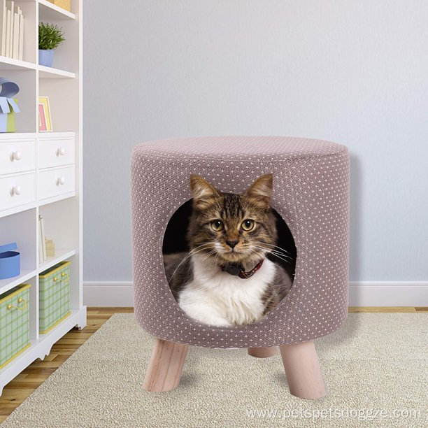 Cat Cube Bed Cave House Soft Padding Cotton