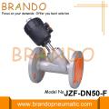 DN50 2&#39;&#39; Flanşlı Açılı Koltuk Piston Vana Pnömatik